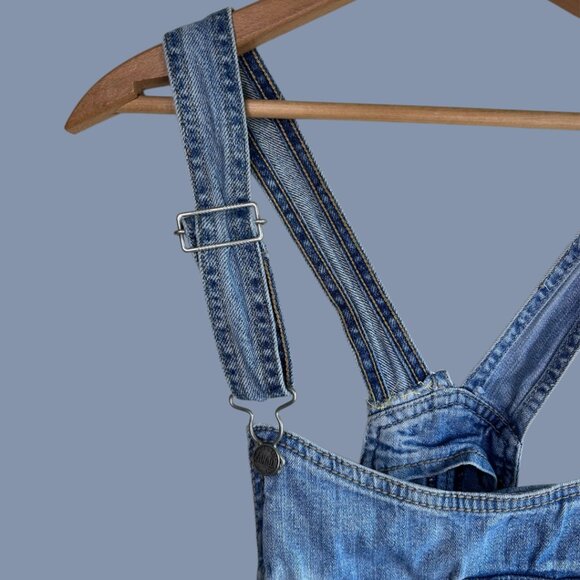 Vintage 90s Zanadi Jean Short Overalls - Picture 3 of 8